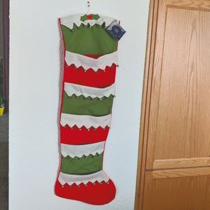 Long Christmas stocking/ card holder